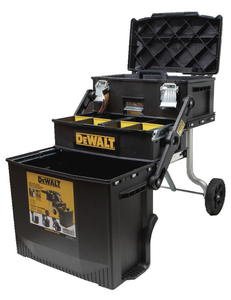 DEWALT 16 in. 4-in-1 Cantilever Tool Box Mobile Work Center with Removable Tray