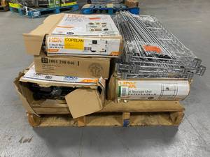 HDX Lot of 5 Wire Shelving Units (various sizes and color)