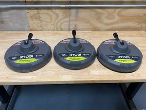 RYOBI Lot of Three- 12 in. 2,300 PSI Electric Pressure Washers Surface Cleaner