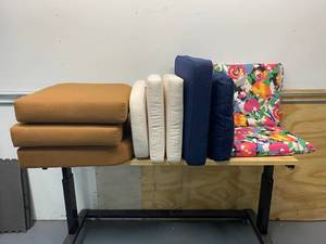 Lot of 9 Various Cushions