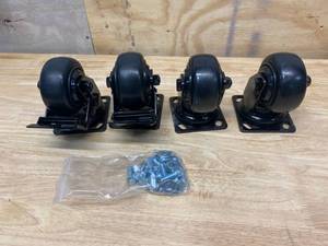 HUSKY Heavy Duty 4 in. Caster Kit