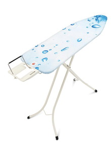 BRABANTIA 49 in. x 15 in. (124 x 38 cm) Ironing Board B with Steam Iron Rest