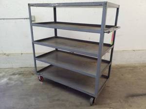 Rolling Metal Cart 5-Tier