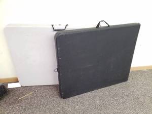 lot 169 image: Lot of (2) Portable 6 Folding Tables