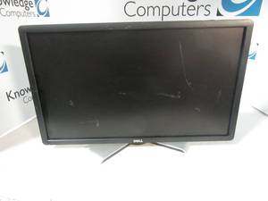lot 39 image: Dell 24 in LCD Monitor wstand some scratches