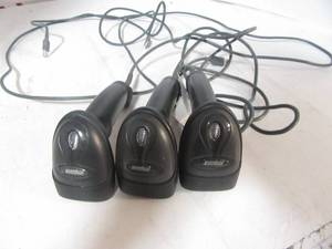 lot 100 image: Lot of 3 Symbol Barcode Scaners