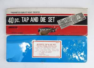 lot 33 image: 40 PC Tap and Die Set