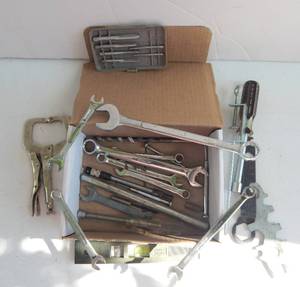 lot 42 image: Lot of Wrenches and Miscellaneous Tools