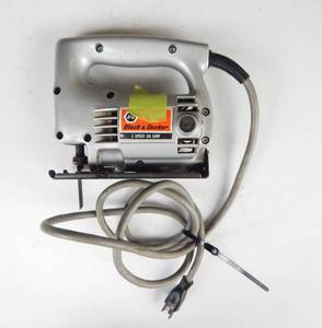 lot 53 image: Vintage Black and Decker 2 Speed Jig Saw