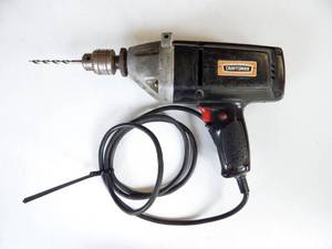 lot 57 image: Vintage Sears Craftsman 38 Inch Electric Hammer Drill