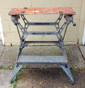 lot 72 image: Black and Decker Collapsible Workmate Portable Work Bench