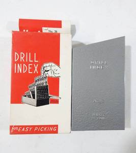 lot 99 image: Vintage Huot No. 26 Drill Index With Drill Bits