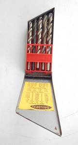 lot 103 image: Vintage DrilDex Drill Index With Drill Bits