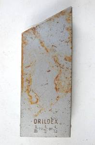 lot 105 image: Vintage DrilDex Drill Index With Drill Bits