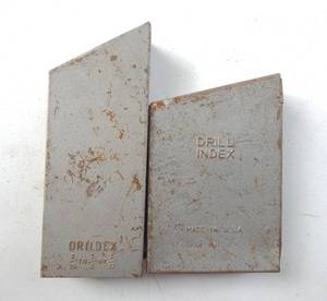 lot 109 image: Set of 2 Vintage Drill Indexes With Drill Bits
