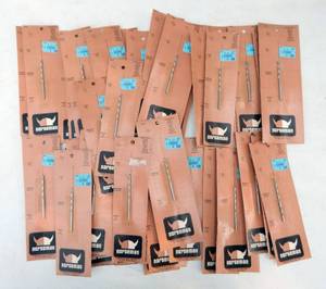 lot 121 image: Lot of 39 New Norseman Industrial High Speed Steel 18 Inch Drill Bits