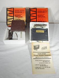 lot 170 image: Pair of Vintage Channel Master Amplifiers