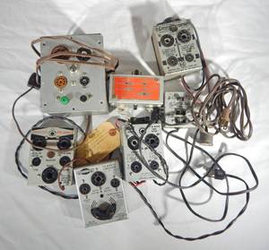 lot 171 image: Lot of Vintage Electronic Tube Testers and Modules