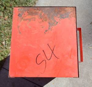 lot 128 image: 8 Shelf Metal Storage Cabinet