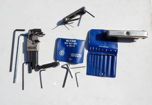 lot 225 image: Lot of Allen Hex Wrenches