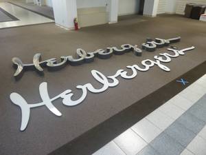 lot 2 image: Herbergers Script Neon
