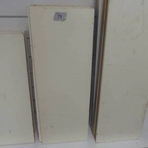 lot 79 image: Lot of Nine 41 x 15 x 34 Shelves
