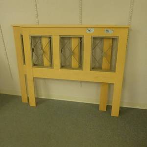 lot 90 image: Lot of Two 49 x 56 Wooden Decoration Display Pieces