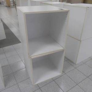 lot 110 image: Lot of Two 24 x 24 x 23 White Storage Cubes