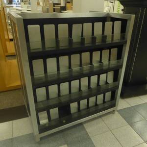 lot 139 image: 55 x 34 x 48 Rolling Underwear Display Fixture
