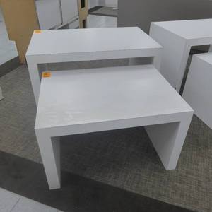 lot 151 image: Double Lot of Nesting Display Tables