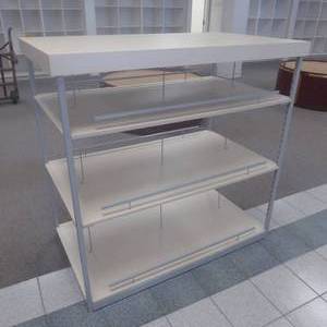lot 191 image: 55 x 56 x 33 Adjustable Shelf Unit