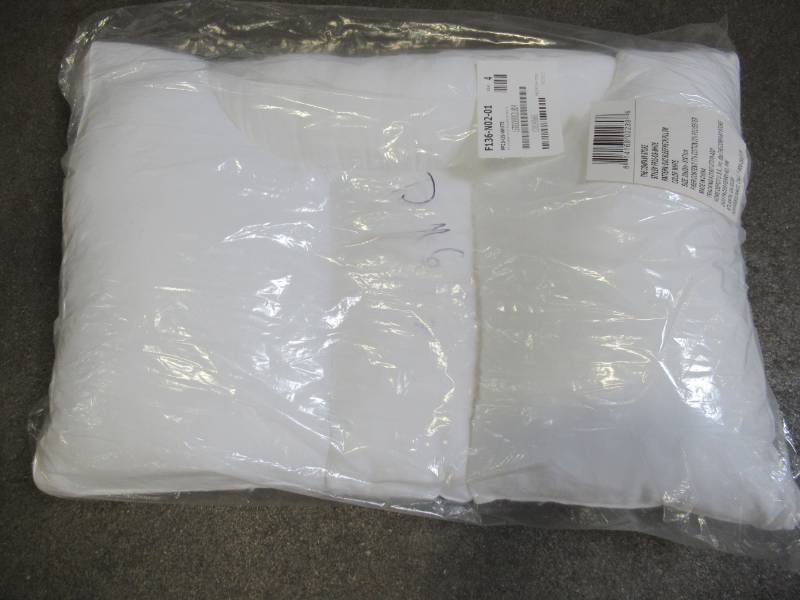 lot 6 image: Duo Sleep Neck Posture Pillow One Size White, PP25-OS-WHITE - NEW