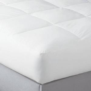 lot 10 image: Black Label PrimaLoft 18 in. King Down Alternative Mattress Pad, MB17-K-WHITE - NEW