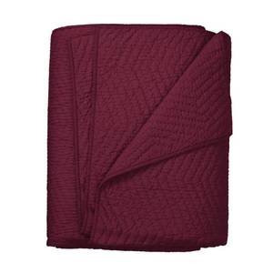 lot 16 image: 100% Cotton Merlot Solid FullQueen Quilt, C3A3-FQ-MERLOT - NEW