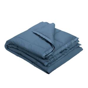lot 35 image: LaCrosse Down Smoke Blue Cotton King Blanket, KO71-K-SMK-BLUE - NEW