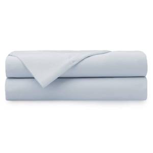 lot 42 image: 4-Piece Blue Hydra 1000 Thread Count Cotton Poly King Sheet Set, EHDA-SS-KING-03 - NEW