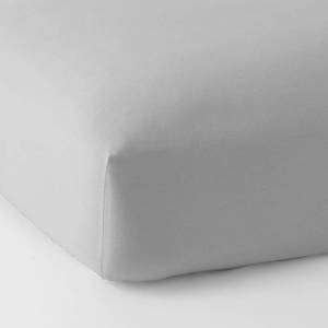 lot 47 image: Solid Organic Flannel Twin XL Fitted Sheet in Gray, 50457B-TXL-GRAY - NEW