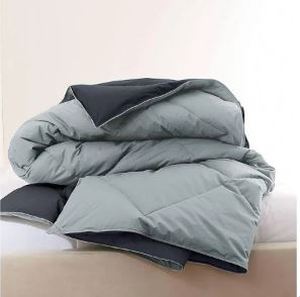 lot 53 image: Reversible Down Alternative Comforter Twin SilverCoal, C3B2-T-SILCOAL - NEW