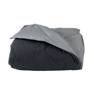 lot 69 image: St. Tropez Reversible Light Warmth MonumentCoal Twin XL Down Alternative Comforter, C3B2-TXL-MONCOAL - NEW