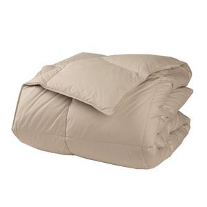 lot 70 image: LaCrosse Medium Warmth Feather Tan Down Comforter - King, C3F4-K-FTHR-TAN - NEW