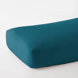 lot 96 image: 5 oz. Cotton Flannel Fitted Sheet Twin Dark Teal, E9X2-F-DRKTEAL - NEW