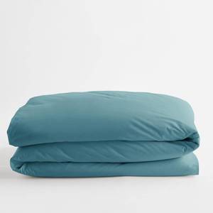 lot 101 image: Company Mineral Blue Solid Full Cotton Percale Duvet Cover, DS72-F-MIN-BL - NEW