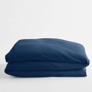lot 106 image: Jersey Knit True Navy Solid Cotton King Duvet Cover, DT57-K-TRUE-NAVY - NEW