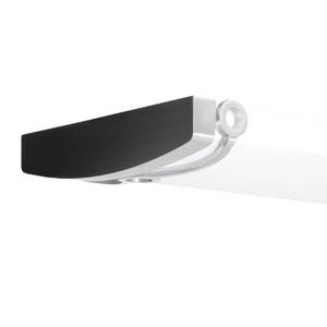 lot 19 image: Hampton Bay Regency 4-Light Brushed Nickel T8 Fluorescent Ceiling Light HBF1232-35