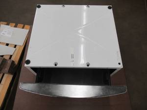 lot 38 image: Maytag 15.5 in. Pedestal for Front Load Washer and Dryer with Storage in White XHPC155XW
