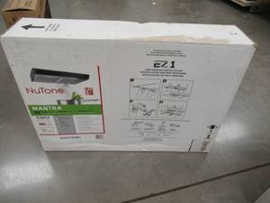 lot 41 image: NuTone Mantra 30 in. Convertible Range Hood in Black AVSF130BL