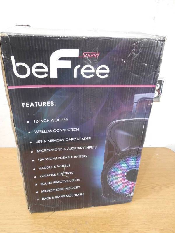 lot 120 image: beFree Sound Bluetooth Rechargeable Party Speaker