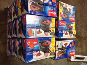 lot 2 image: LOT WITH 18 CASES OF O-CEDAR Easy Wring Spin Mop & bucket SEE PICS