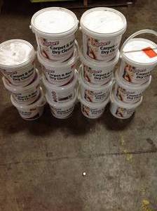 lot 5 image: LOT WITH 14 TUBS OF Capture Carpet Dry Cleaner SEE PICS