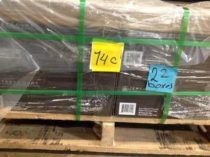 lot 14 image: LOT WITH 22 CASES OF JEFFREY COURT Fresh White 6 in. x 6 in. Glossy Ceramic Wall Tile (12.5 sq. ft.  Case)